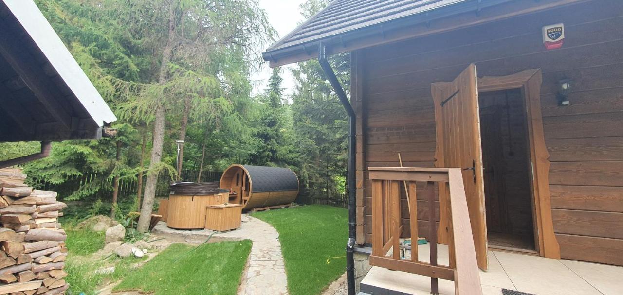 Domki Brenna Lesnica Chatka Ze Spa Exterior photo